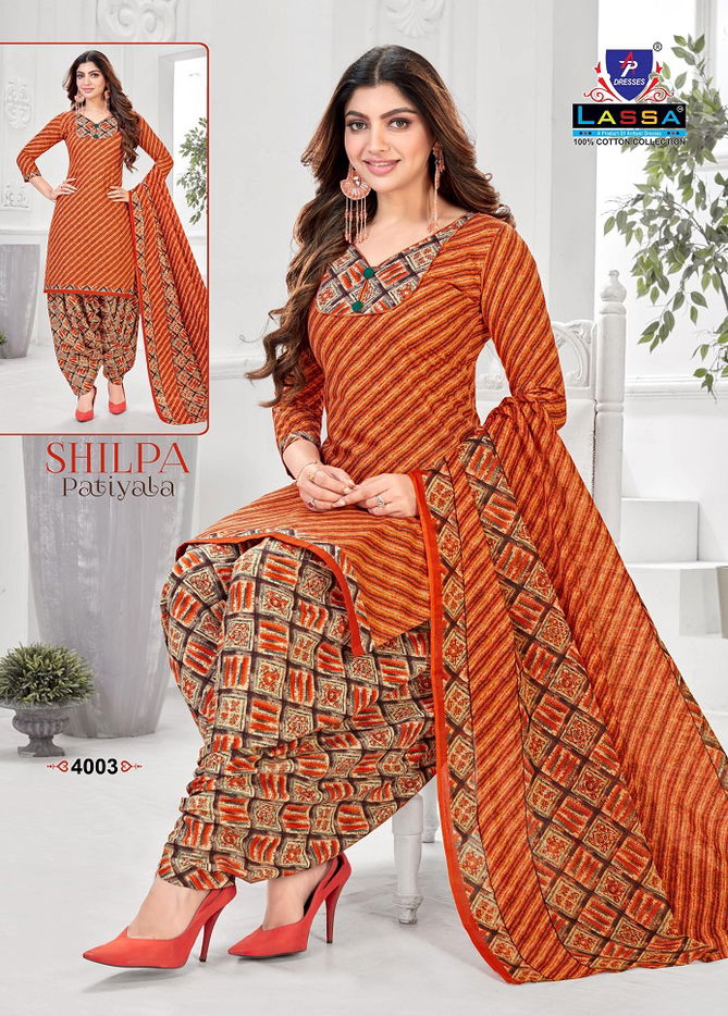 Shilpa Patiyala Vol 4 By Lassa Printed Cotton Dress Material Wholesale Price In Surat